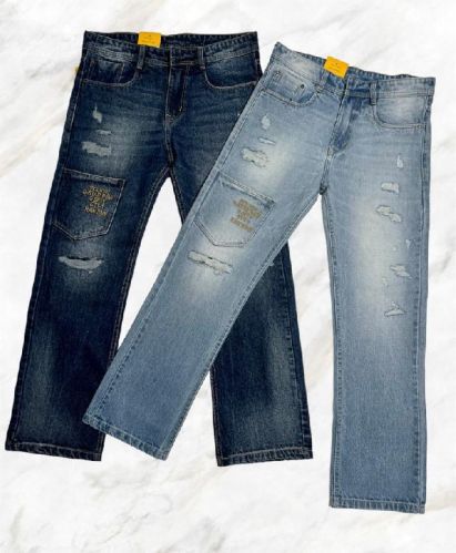 In Gear Rugged Mens Jeans, Technics : Washed