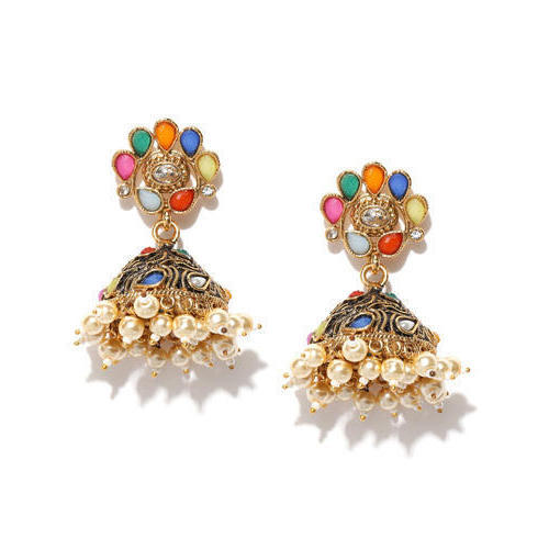 Party Wear Earrings, Specialities : Unique Designs, Fine Finishing