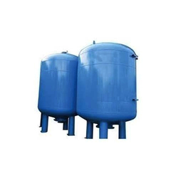 Round Mild Steel MS Storage Tank Fabrication, For Industrial Use, Pattern : Plain