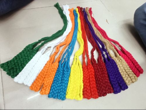 Colour Leheriya Necklace Dori, For Jewelry, Pattern : Plain