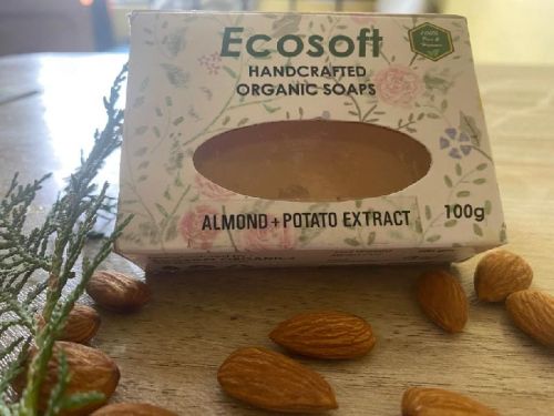 Almond and Potato Extract Soap, Packaging Type : Paper Cover