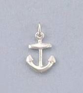 925 Sterling Silver Anchor Pendant, Feature : Fine Finishing, Shiny Look