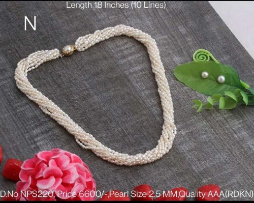 Handmade Pearl Necklace, Style : Classy