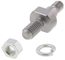 Polished Metal Rotavator Idler Pin, Color : Silver