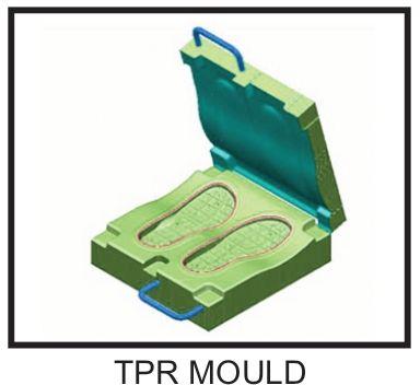 Polished TPR Sole Mould, Pattern : Plain