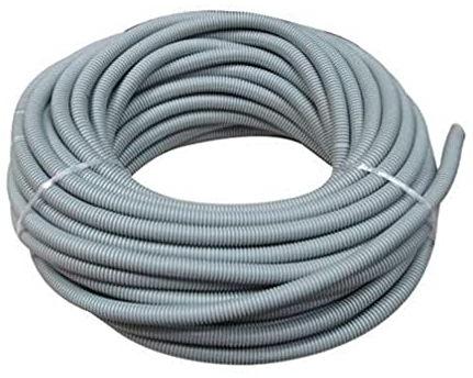 Flexible PVC Electrical Pipe, Color : White Grey