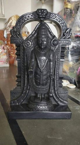 Polished Venkatesh Swami Marble Statue, For Shiny, Pattern : Printed
