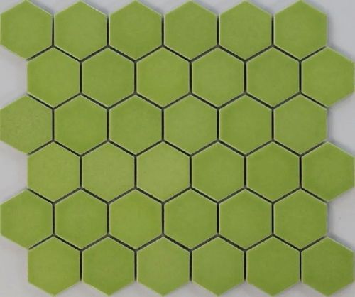 Polished Ceramic Hexagon Mosaic Tiles, For Interior, Exterior, Specialities : Perfect Finish