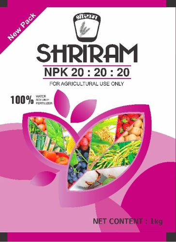 Shriram Water Soluble Fertilizer, Packaging Size : 1kg
