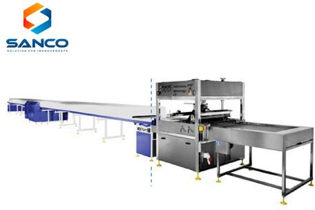 Electric Fully Automatic Chocolate Enrobers Cooling Tunnel