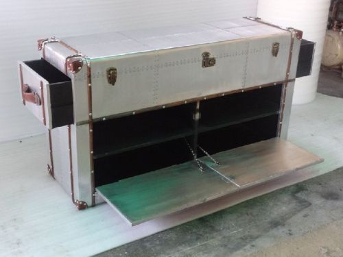 Wooden Aviator Storage Box, Storage Capacity : 7-10ltr