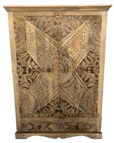 Polished Wooden Carving Cupboard, Feature : Bright Shining, Fine Finished, Hard Structure, Termite Proof