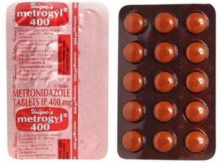 Metrogyl Metronidazole Tablets, Packaging Type : Plastic Packets