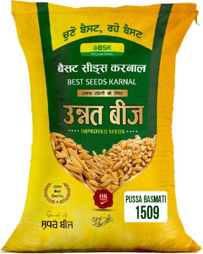 PUSA BASMATI 1509 Basmati Seed, Packaging Size : 30 KG MAXIMUM