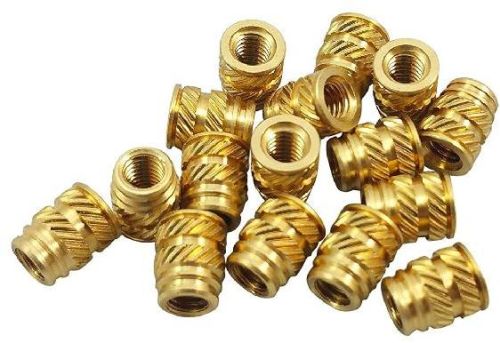 Polished Brass Heat Inserts, Size : 10-20mm