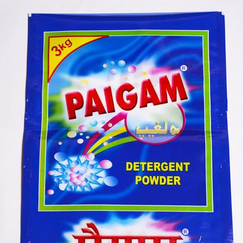 Ractangular Printed Washing Powder Packaging Pouches, For Food Industry, Closure Type : Heat Seal