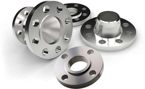 Round Polished Alloy Steel Flanges, Color : Grey