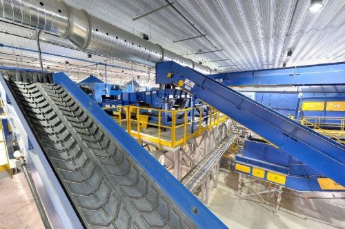 Recycling Belt Conveyor, For Moving Goods, Certification : CE Certified