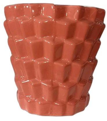 Polished Ceramic Round Planter, Portable Style : Standing