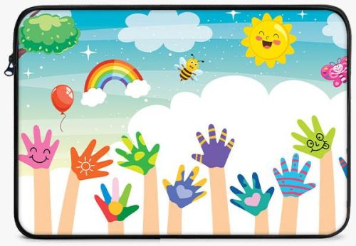 LS0202 Children Printed Zipper Laptop Sleeve, Size : 13