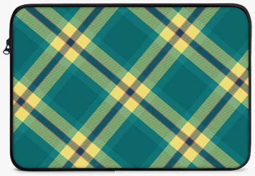 LS0407 Festival Christmas Pattern Zipper Laptop Sleeve