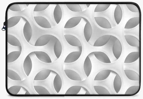 LS1602 Geometric Background Zipper Laptop Sleeve, Size : 13