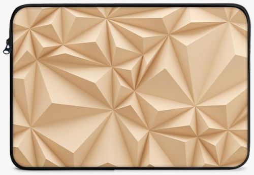 LS1603 Geometric Background Zipper Laptop Sleeve, Size : 13