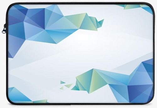 LS1604 Geometric Background Zipper Laptop Sleeve, Size : 13