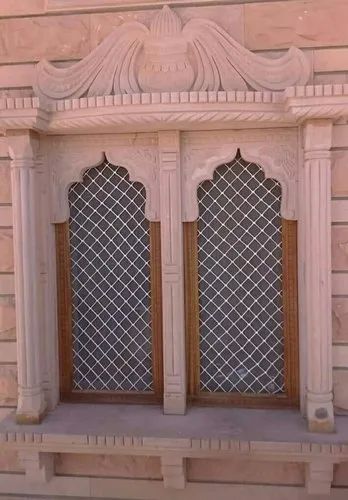 Red Stone Window Frame, Size : Multisize