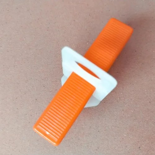 Rectangle Polished HDPE Orange Tile Leveling Wedge