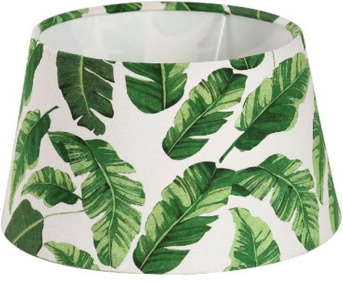 Leaf Print Cotton Lamp Shade