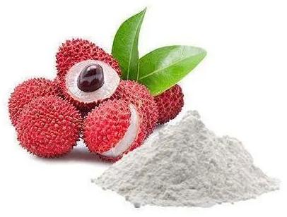 Organic Spray Dried Lychee Powder, For Ice Cream, Juice, Shake, Packaging Type : Plastic Packet