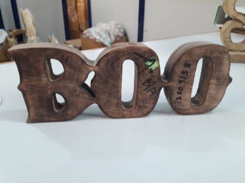 Boo Wooden Letter, For Decoration, Size : Standard