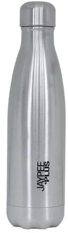 Jaypee Plus Silver Water Bottle, For Drinking Purpose, Cap Type : Screw Cap