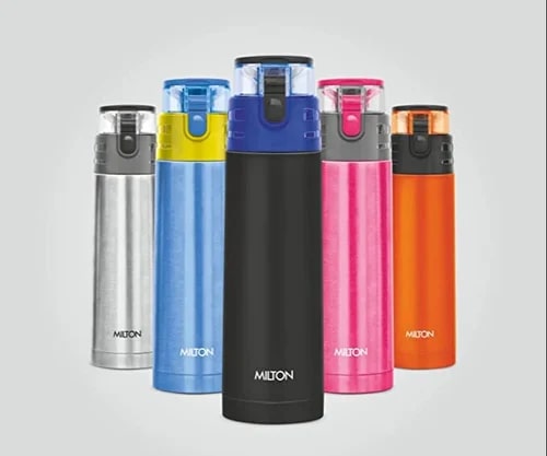 Stainless Steel Milton Atlantis Water Bottle, For Drinking Purpose, Capacity : 750 Ml