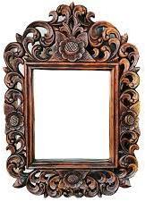 Carved Wooden Mirror Frame, For Decoration, Size : Multisize