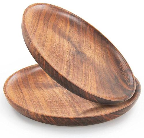 Polished Plain Wooden Plates, Feature : Fine Finish, Durable