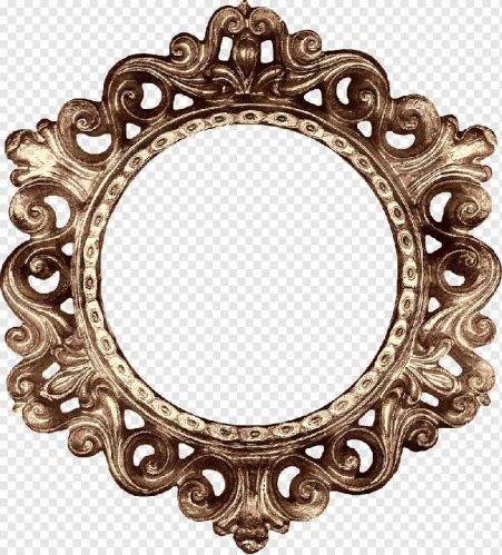 Polished Wooden Round Photo Frame, For Home, Size : Multisize