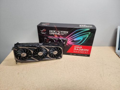 Authentic ASUS ROG STRIX GAMING RX 6700 XT OC Gaming Graphics Card