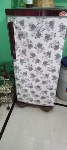 Plain Polyester Fridge Cover, Size : M