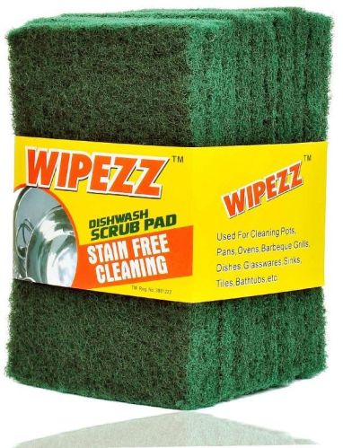 Wipezz 4X6 Jumbo Dishwash Scrub Pads, For Cleaning, Technics : Machine Made