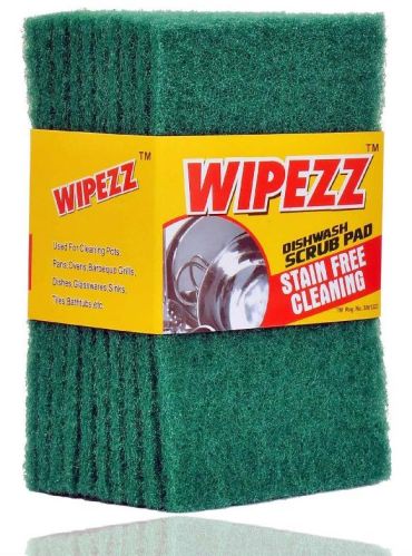 Wipezz 4X6 LD Dishwash Scrub Pads, For Cleaning, Technics : Machine Made