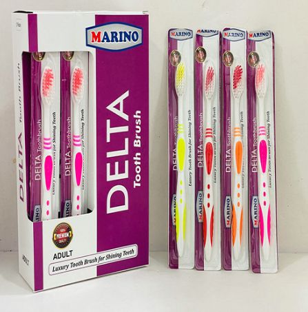 Marino Plastic Adult Toothbrush, For Cleaning Teeths, Gender : Unisex