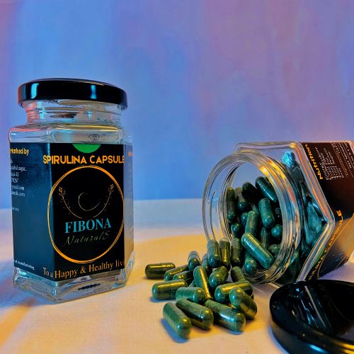 Pack Of 60 Spirulina Capsules, Shelf Life : 2 Years