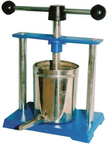 Stainless Steel Tincture Press, For Pharmacy Lab, Color : Silver