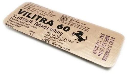 Vilitra 60mg Tablets, For Erectile Dysfunction