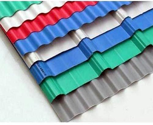 Rectangular Polished Metal Color Coated Roofing Sheets, Feature : Corrosion Resistant, Tamper Proof