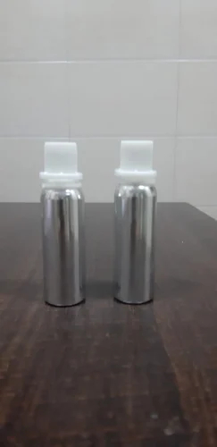 25ml Anodized Aluminium Bottle, For Storing Liquid, Color : Metalic, Shiny Silver