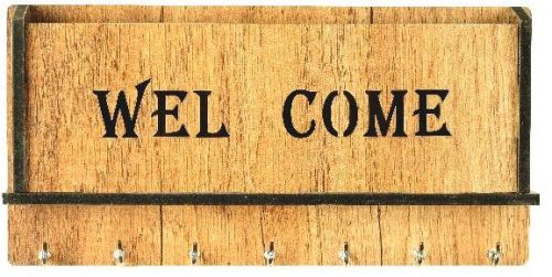 Wooden Multipurpose Key Holder, Size : Standard