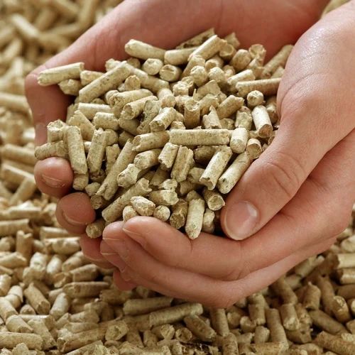 Wooden 6mm Biomass Pellets, Color : Brown